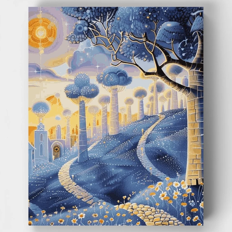 Mystical Moonlit Garden - Paint by Numbers Kit
