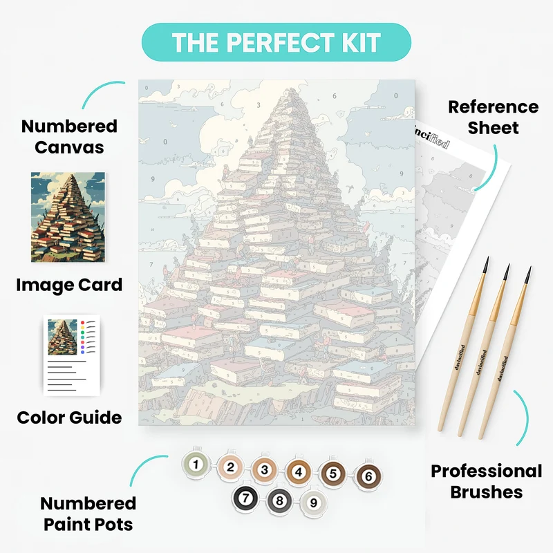 Mountain of Knowledge - Paint by Numbers Kit