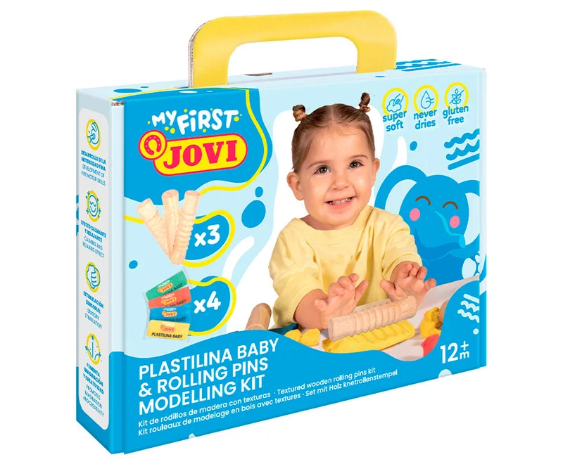 Mekani prirodni plastelin JOVI My First 4 x 38 g