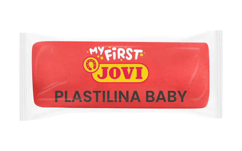 Мек натурален пластилин JOVI My First 38 g - червен