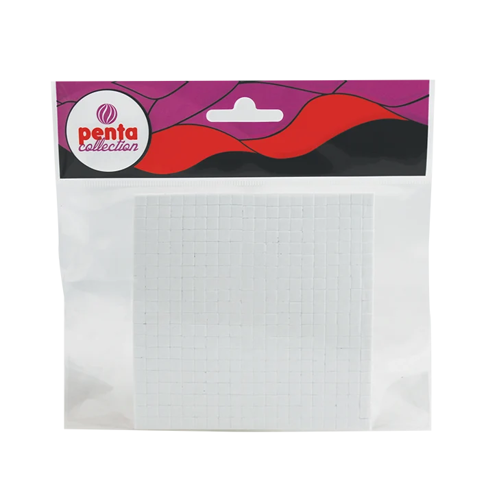 Pentart 3D αυτοκόλλητα μαξιλαράκια αφρού 5x5 mm, πάχος 2 mm