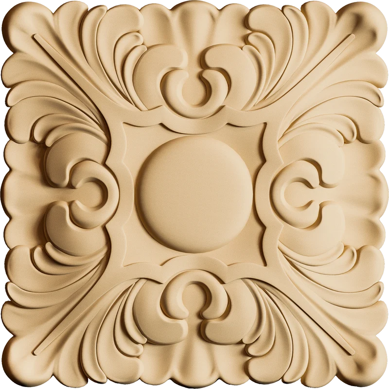 Pentart elastisches Holz RZ 05 Quadrat 6 x 6 cm