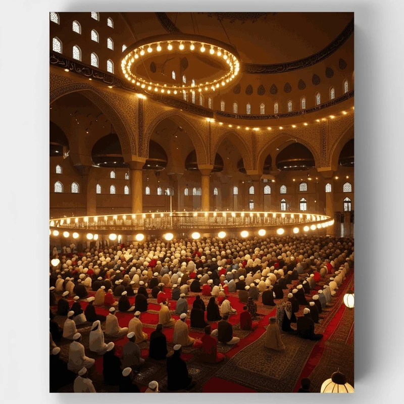 Sacred Prayer Hall - Paint by Numbers Kit