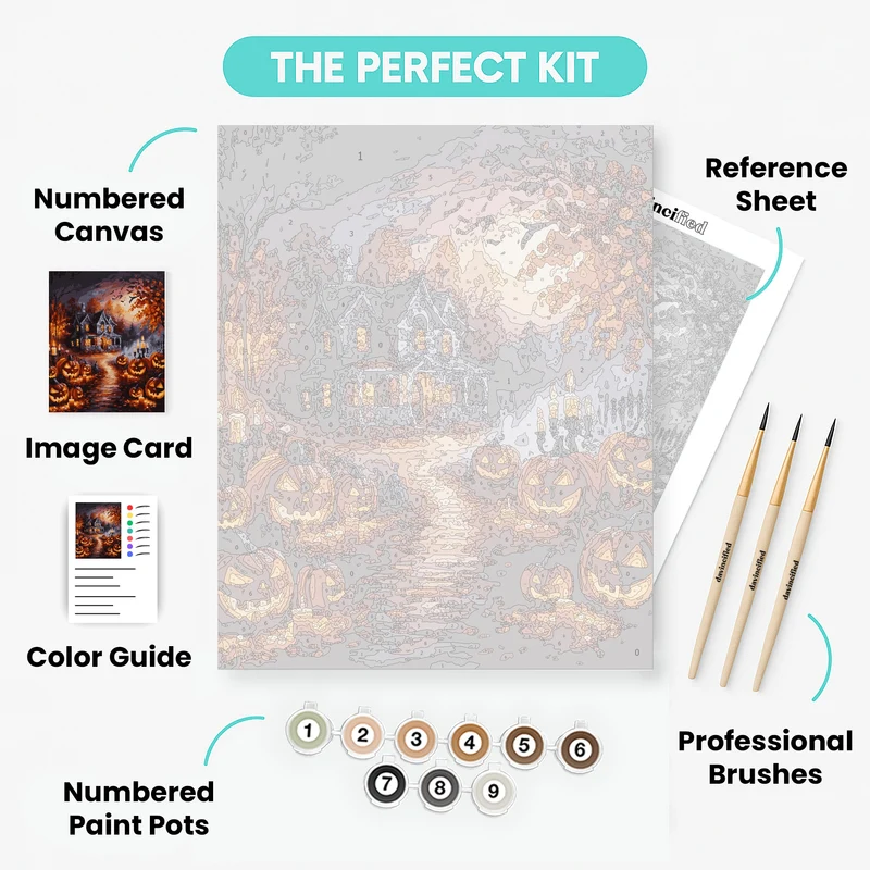 Halloween Night - Paint by Numbers Kit