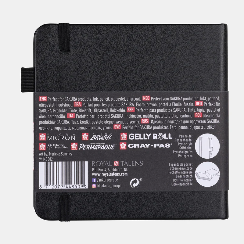 Skicár SAKURA 140 g/m² – 80 listov, 9 – 21 cm