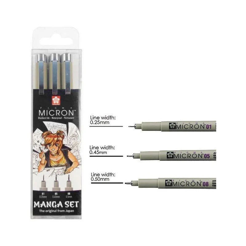 Акварелни четкови маркери SAKURA Koi Coloring Brush Manga
