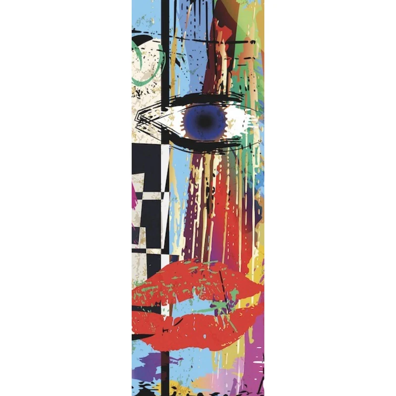 Acrylglasbild Face Abstract Art No.4 Panorama Hoch