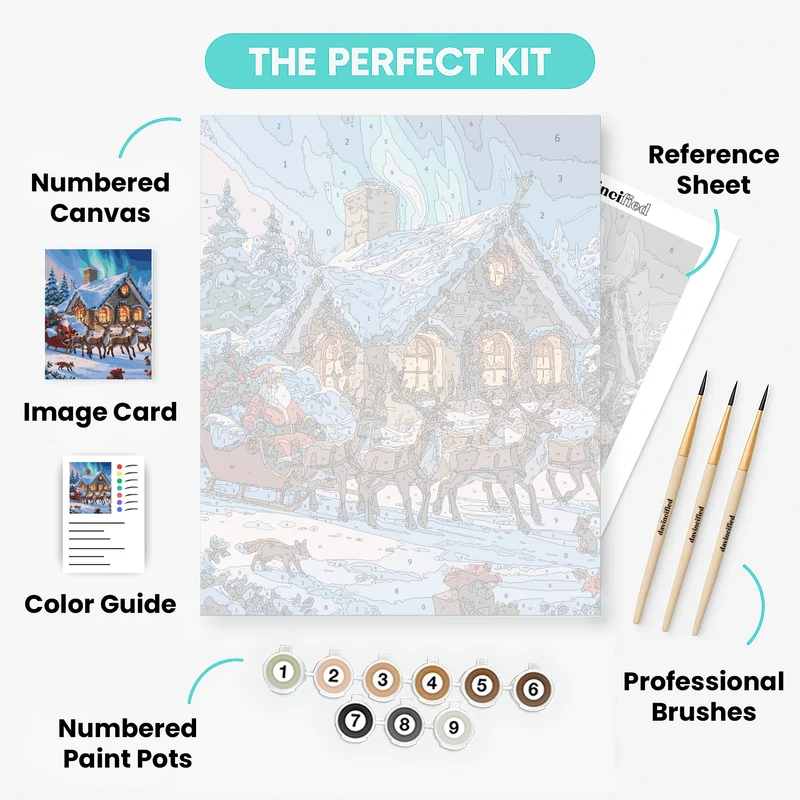 Christmas Eve Magic - Paint by Numbers Kit