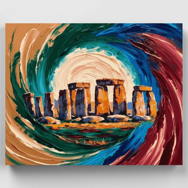 Stonehenge - Paint by Numbers Kit