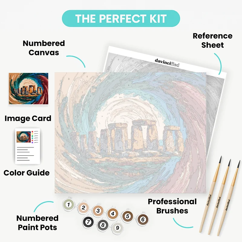 Stonehenge - Paint by Numbers Kit