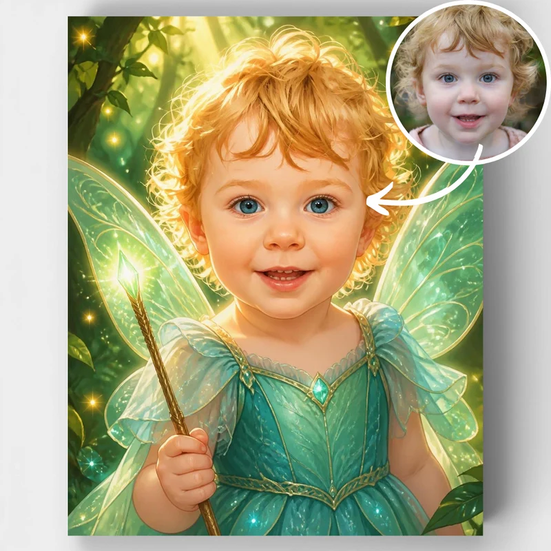 Enchanted Forest Fairy - Custom Paint by Numbers Kit