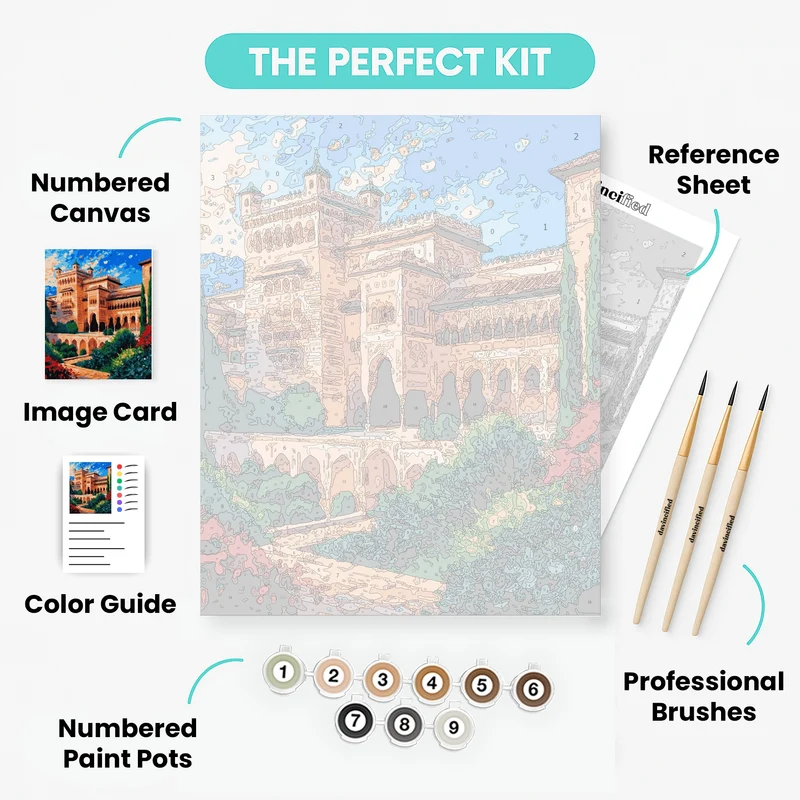 The Alhambra - Paint by Numbers Kit