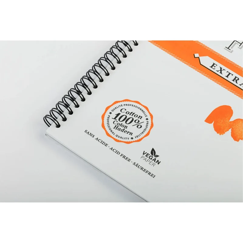 Akvarelni blok CLAIREFONTAINE Fontaine HP ekstra bel 300 g/m² 12 x 18 cm - 12 listov