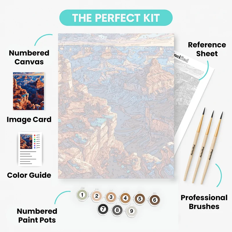 Grand Canyon - Paint by Numbers Kit
