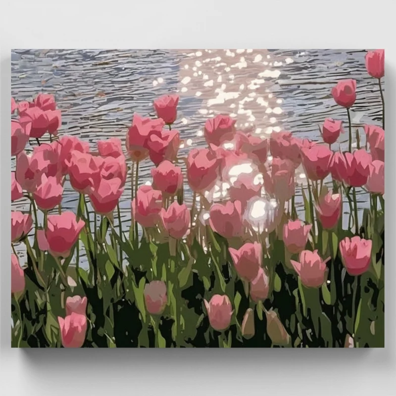 Blossom by the Lake - Paint by Numbers Kit