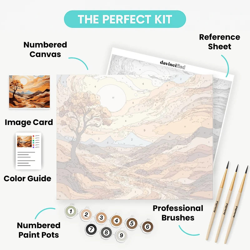 Golden Horizon - Paint by Numbers Kit