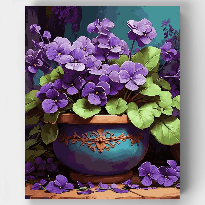 Vibrant Violets - Paint by Numbers Kit