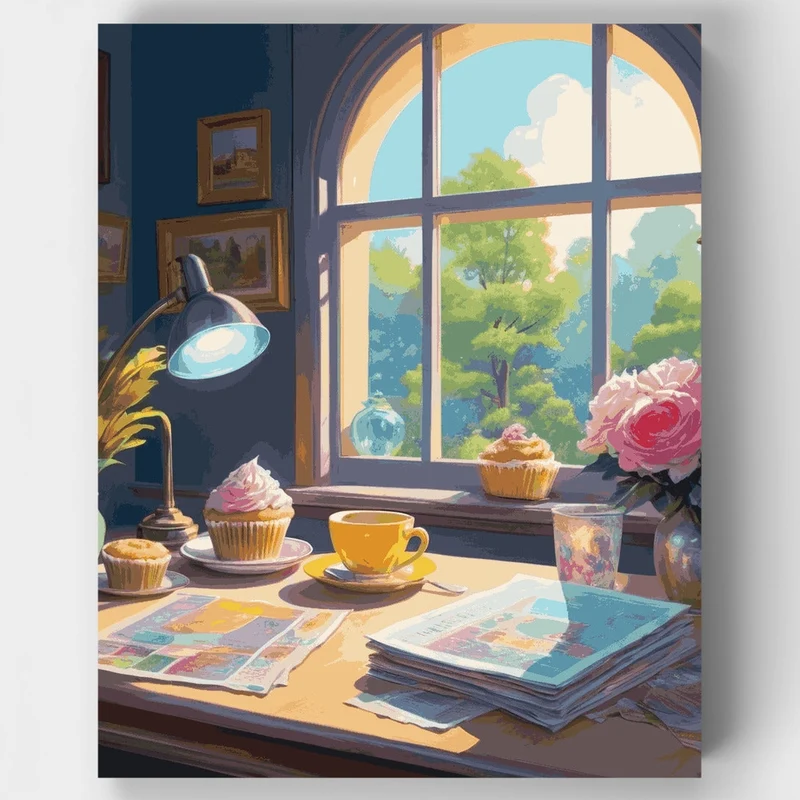 Cozy Corner - Paint by Numbers Kit