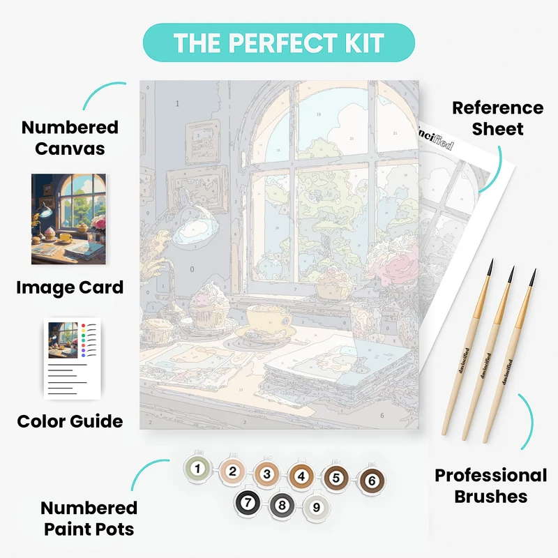 Cozy Corner - Paint by Numbers Kit