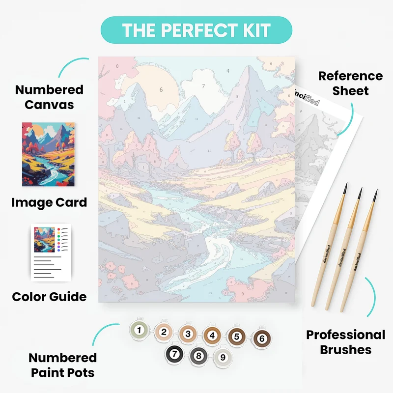 Autumn Valley - Paint by Numbers Kit