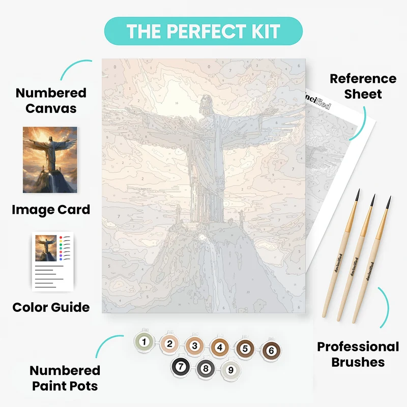 Christ the Redeemer - Paint by Numbers Kit