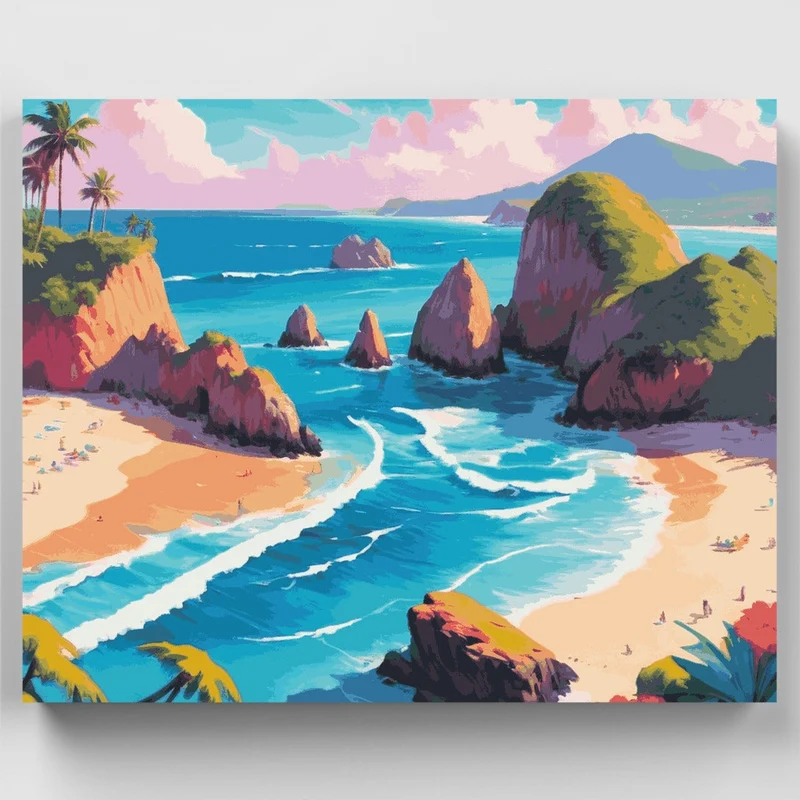Ocean Retreat - Paint by Numbers Kit