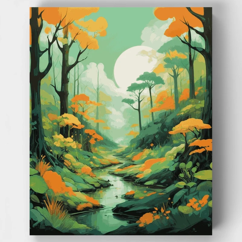 Mystic Stream - Paint by Numbers Kit