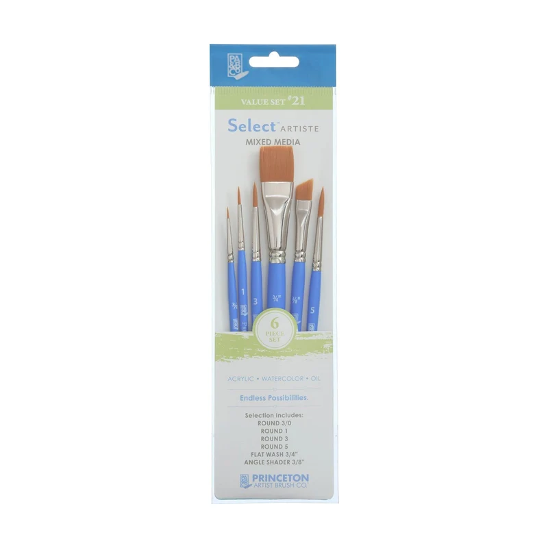 PRINCETON Select Universal-Pinselset Synthetik - 3–6-teilig