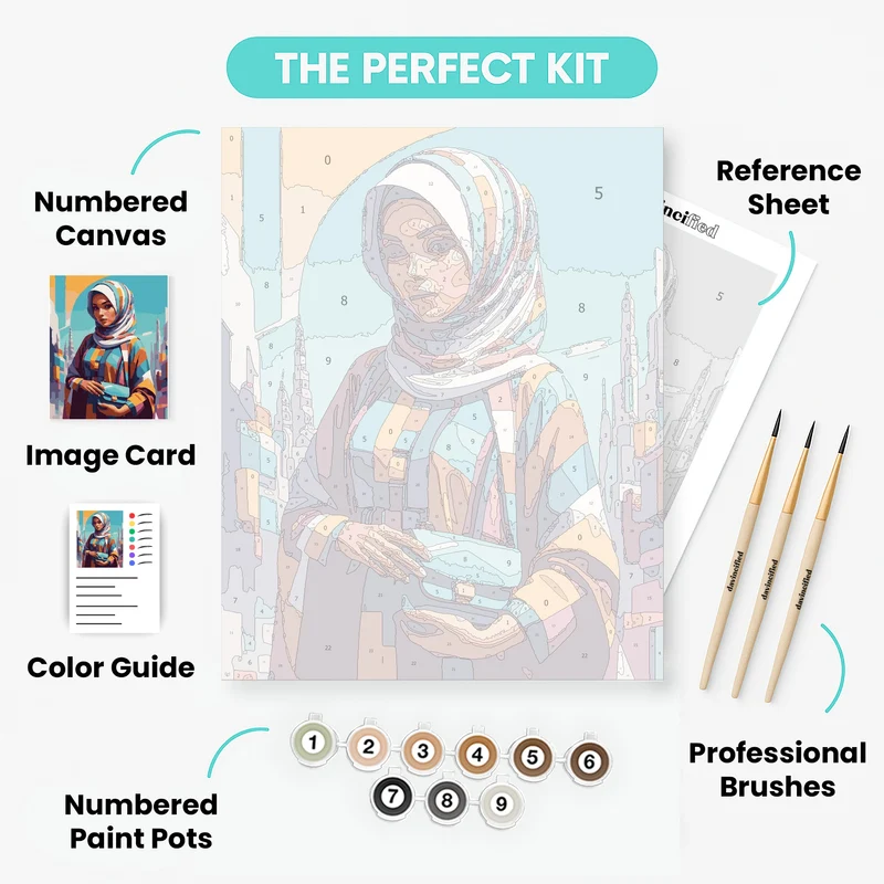 Modern Grace - Paint by Numbers Kit