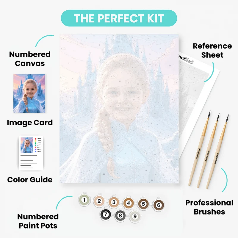 Winter's Magic - Custom Paint by Numbers Kit