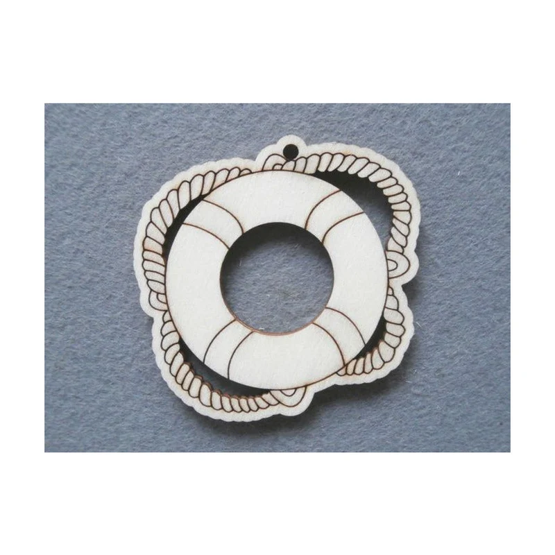 Pentart Holzdekoration - Rettungsring / 5 Stück