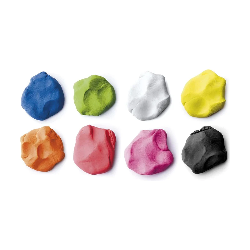 Knetmasse GIOTTO Patplume Neonfarben 8 x 33 g