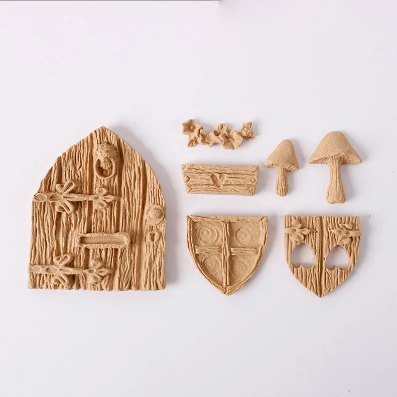 Εύκαμπτο ξύλο Pentart Fairy Tale σετ 6 x 5 cm 7 τμχ
