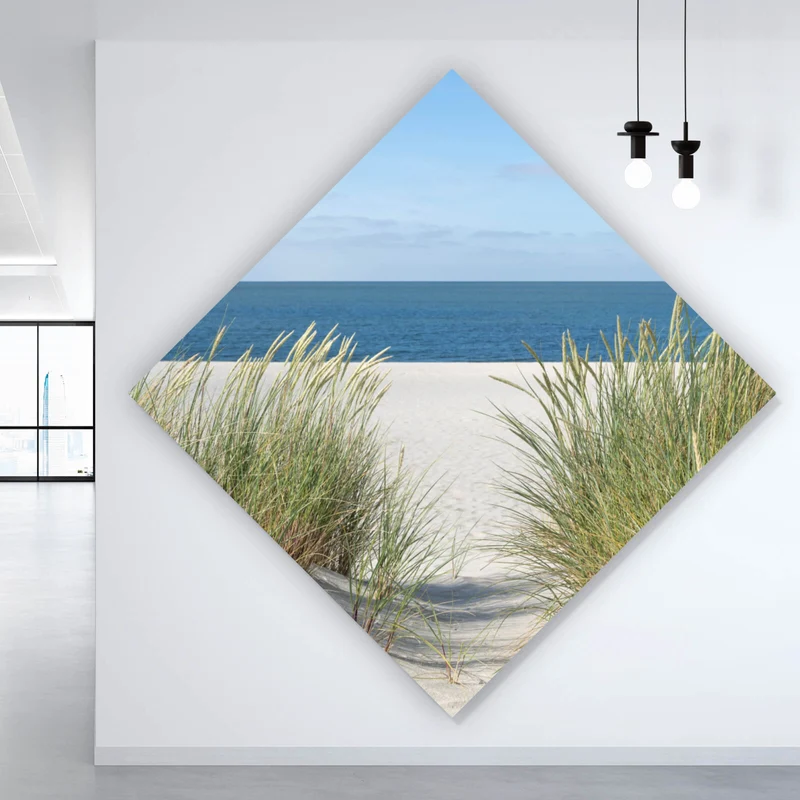 Leinwandbild Dünen an der Nordsee Raute