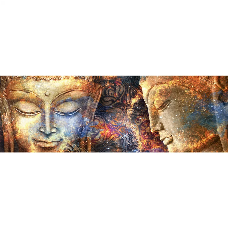 Aluminiumbild Magische Buddhas Panorama