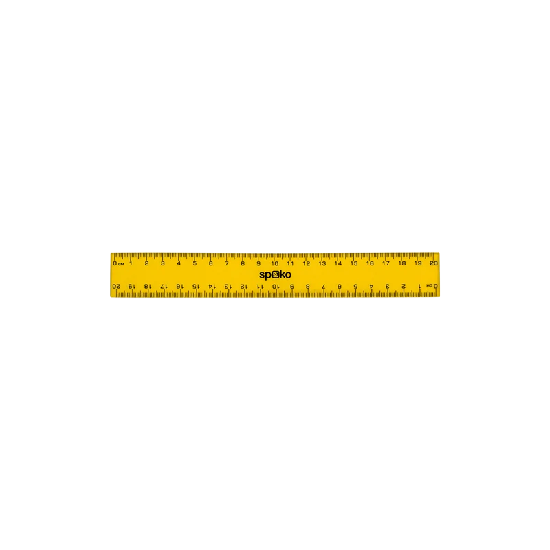 Pravítko Spoko, 20 cm, mix farieb
