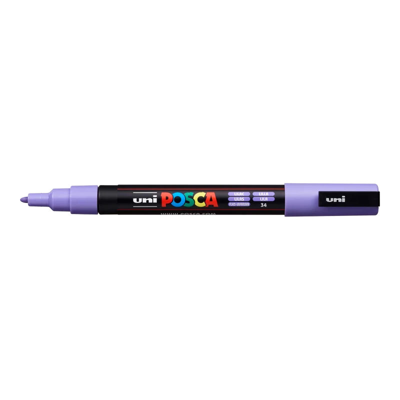 Posca Marker PC-3M (0,9 - 1,3 mm) - Flieder (34)