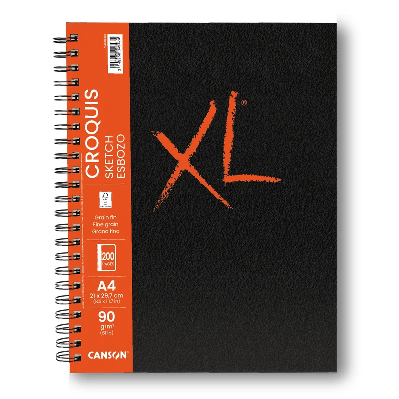 Skizzenblock CANSON XL Sketch 90 g/m² 200 Blatt A4