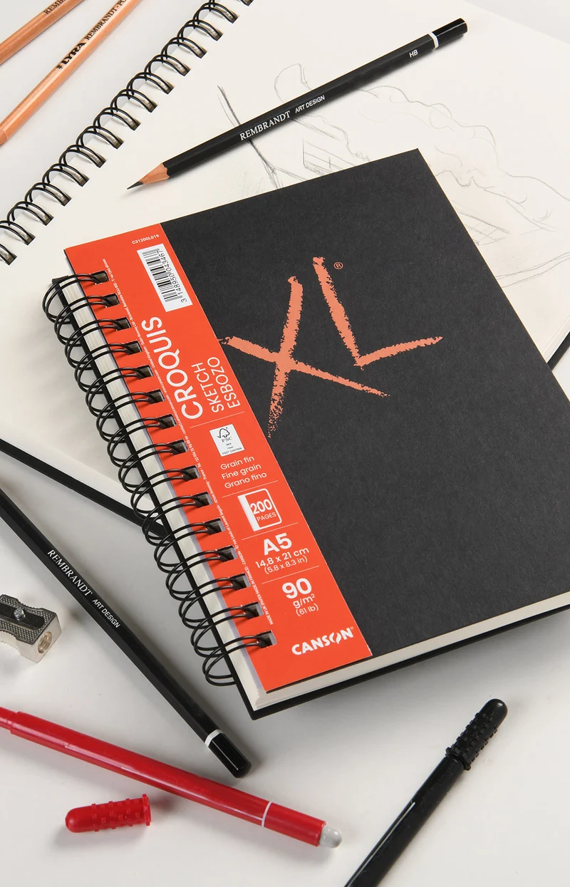 Μπλοκ σχεδίου CANSON XL Sketch 90 g/m² 200 φύλλα A4