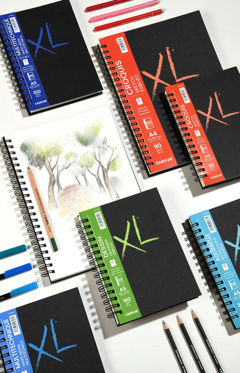 Скицник CANSON XL Sketch 90 g/m² 200 л. A4