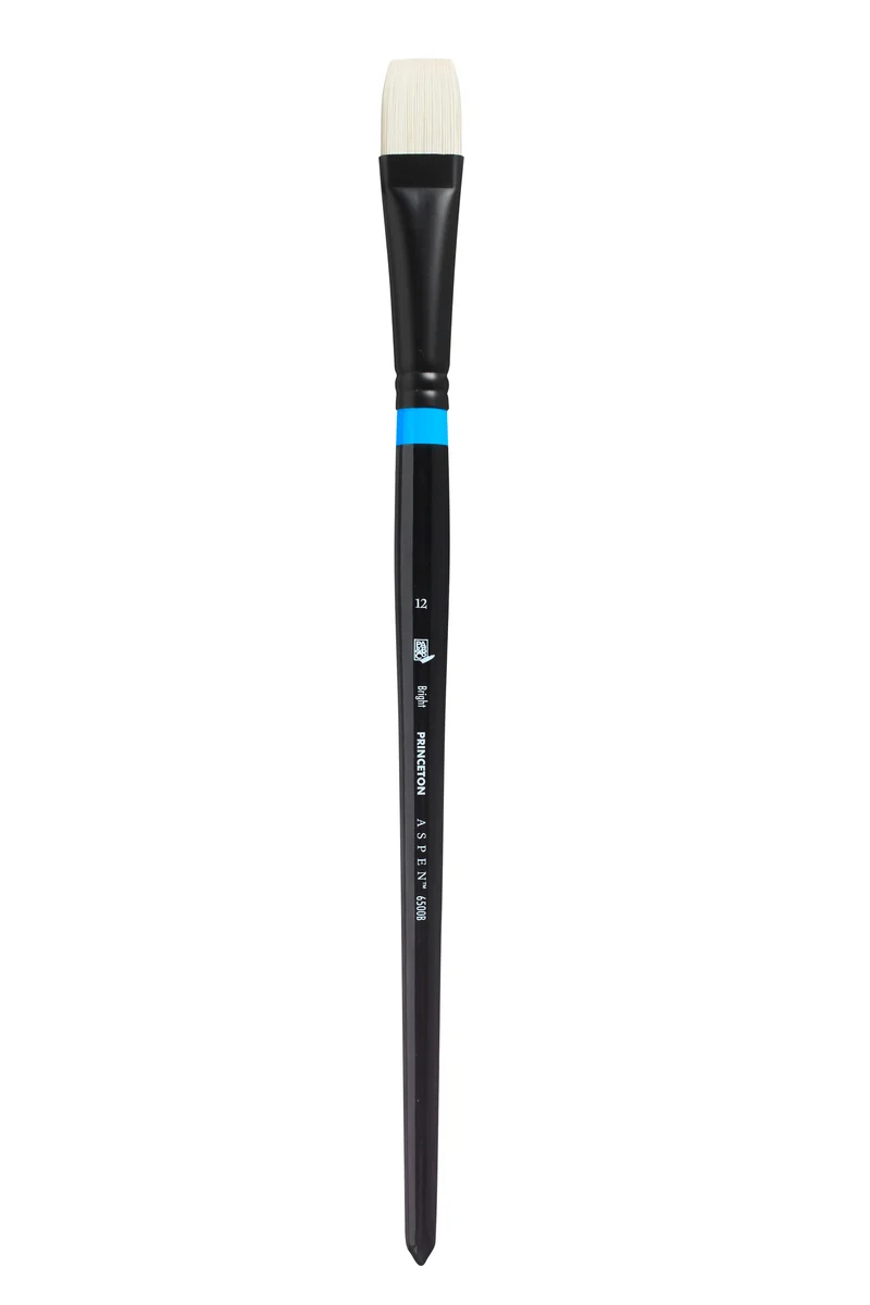 Pennello PRINCETON Aspen Bright con setole sintetiche e manico lungo