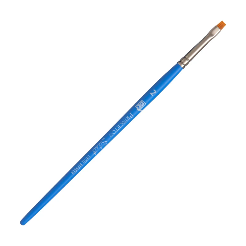 Plochý umelecký štetec PRINCETON Select Chisel Blender s krátkou rúčkou
