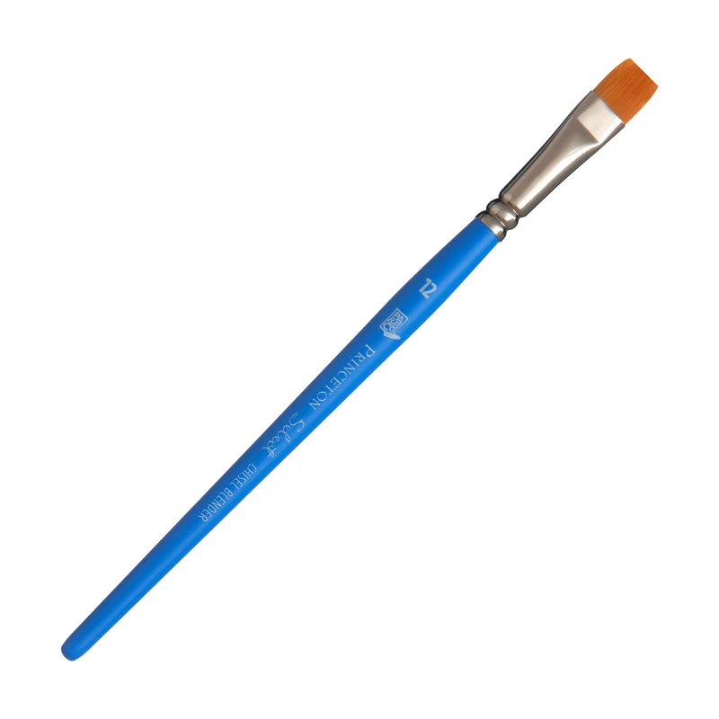 Plochý umelecký štetec PRINCETON Select Chisel Blender s krátkou rúčkou