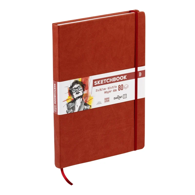 DARWI skicovací blok Terracotta A4 140 g 80 listov