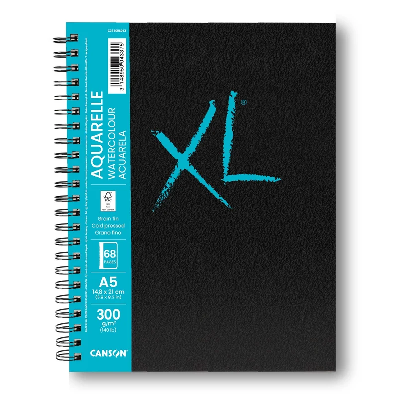 Akvarelový blok CANSON XL Aquarelle A5 300 g 34 listov špirála