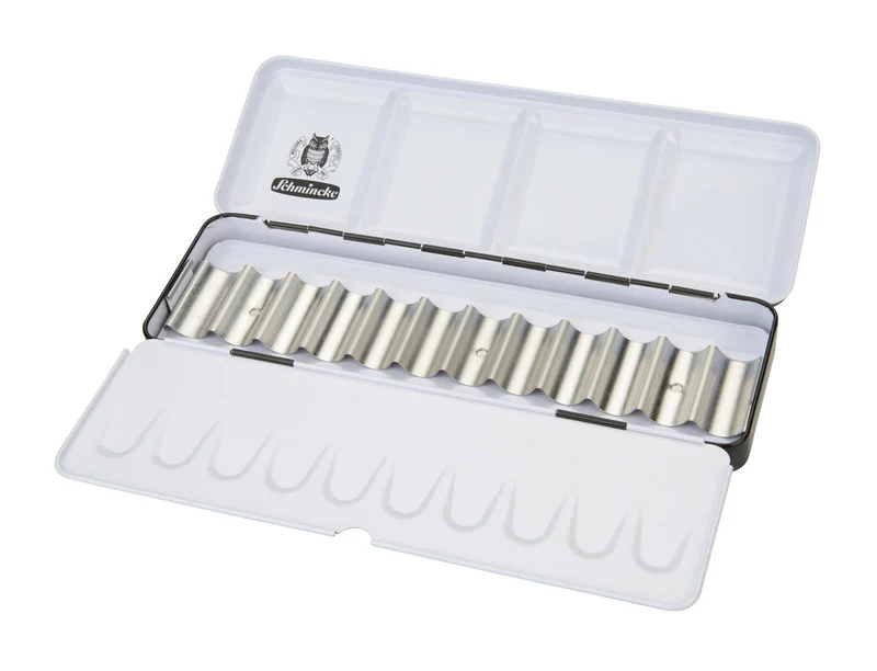 Prázdna kovová kazeta Schmincke pre 12 x 5 ml tuby