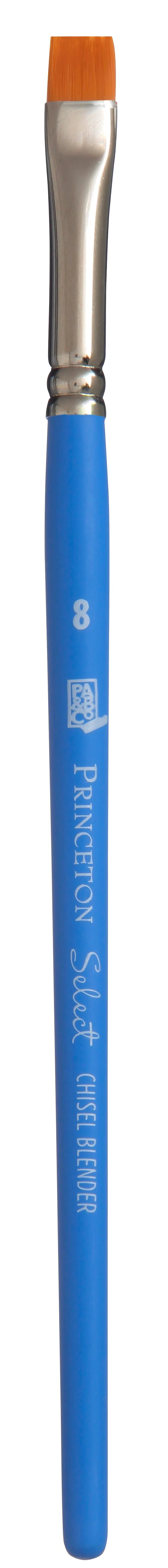 Плоска художествена четка PRINCETON Select Chisel Blender с къса дръжка