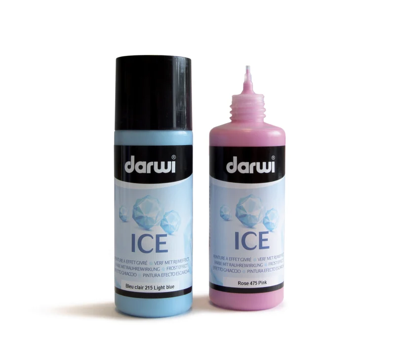 DARWI ICE farba s ľadovým efektom 80 ml, ružová