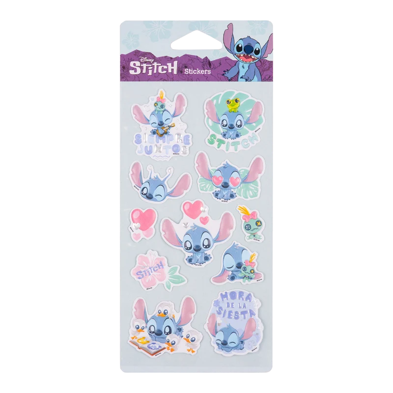 Colorino Pop-Up samolepky Stitch Pastel 1, mix motívov