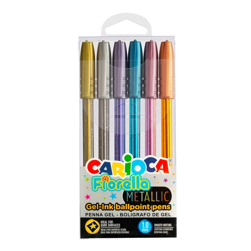 Carioca gélové pero Fiorella mix farieb